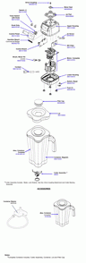 Diagram Diagram and Parts List for HBH550-BZ220  Hamilton Beach Blender